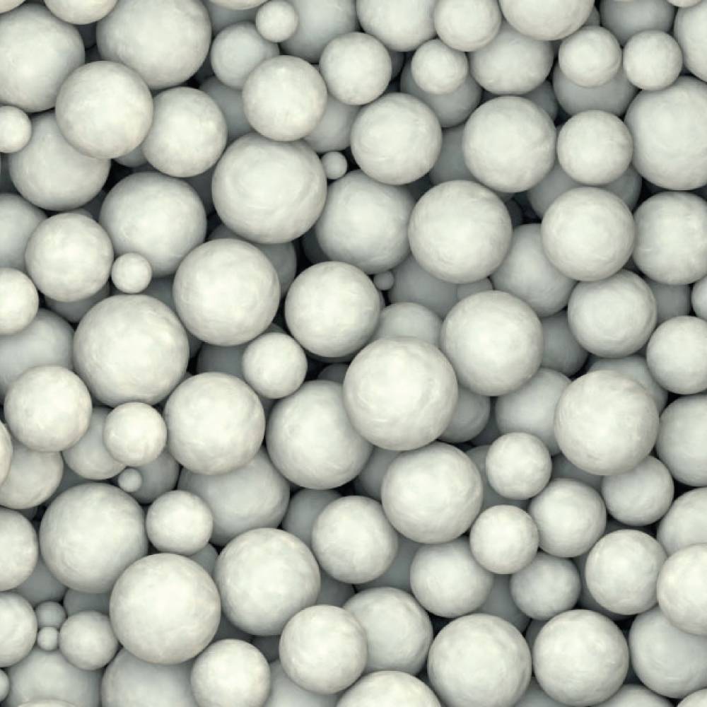 Microsfere di ceramica di Manti Ceramic, ingrandite